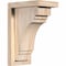 Ekena Millwork Pescadero Smooth Corbel w/Backplate, Douglas Fir, 5 1/2"W x 8"D x 12"H COR06X08X12PEC01SDF - alternate 1